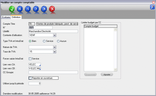 Plan Comptable Comptes Comptables Onglet Definition